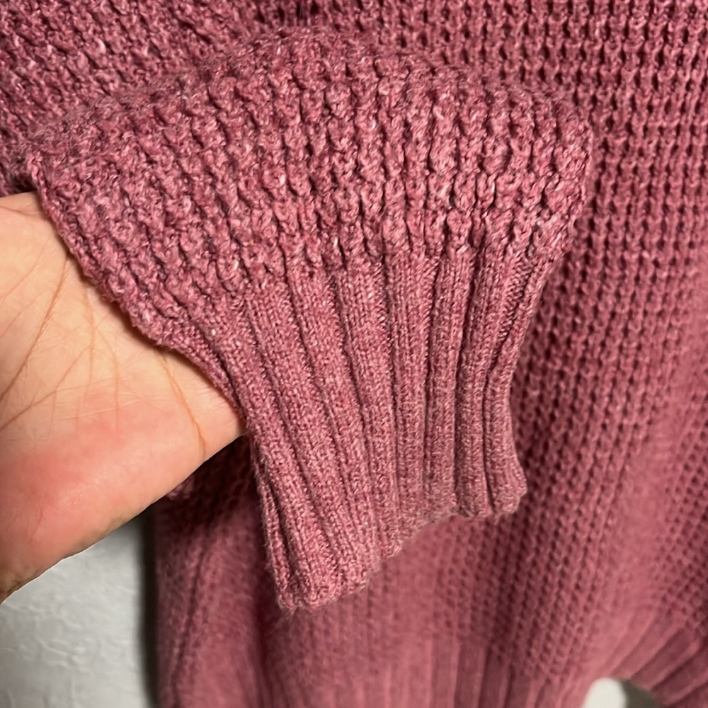 American Eagle Outfitters Waffle Knit Crew Sweater XS Oversized - Picture 4 of 7